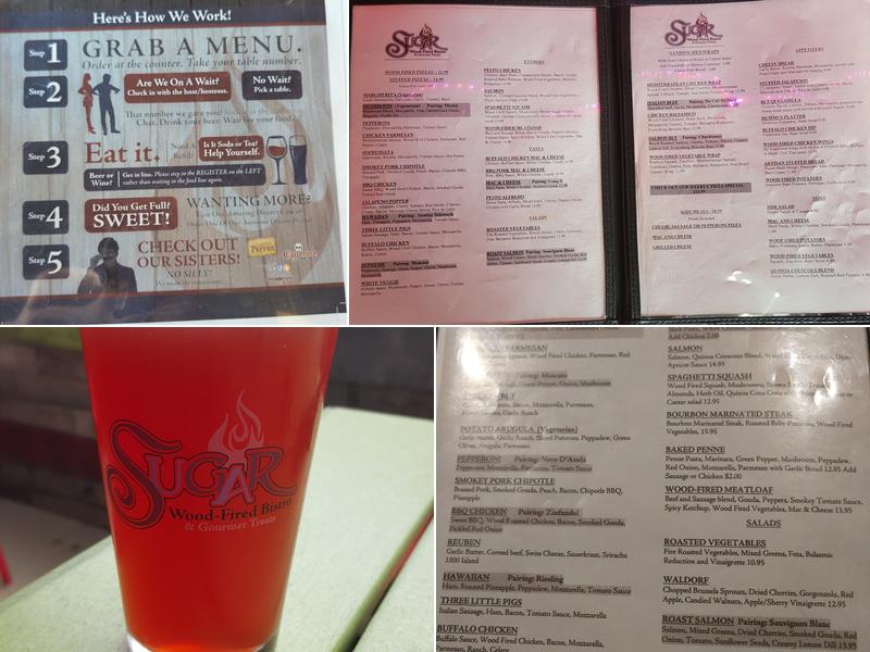 Sugar Wood-Fired Bistro Menu