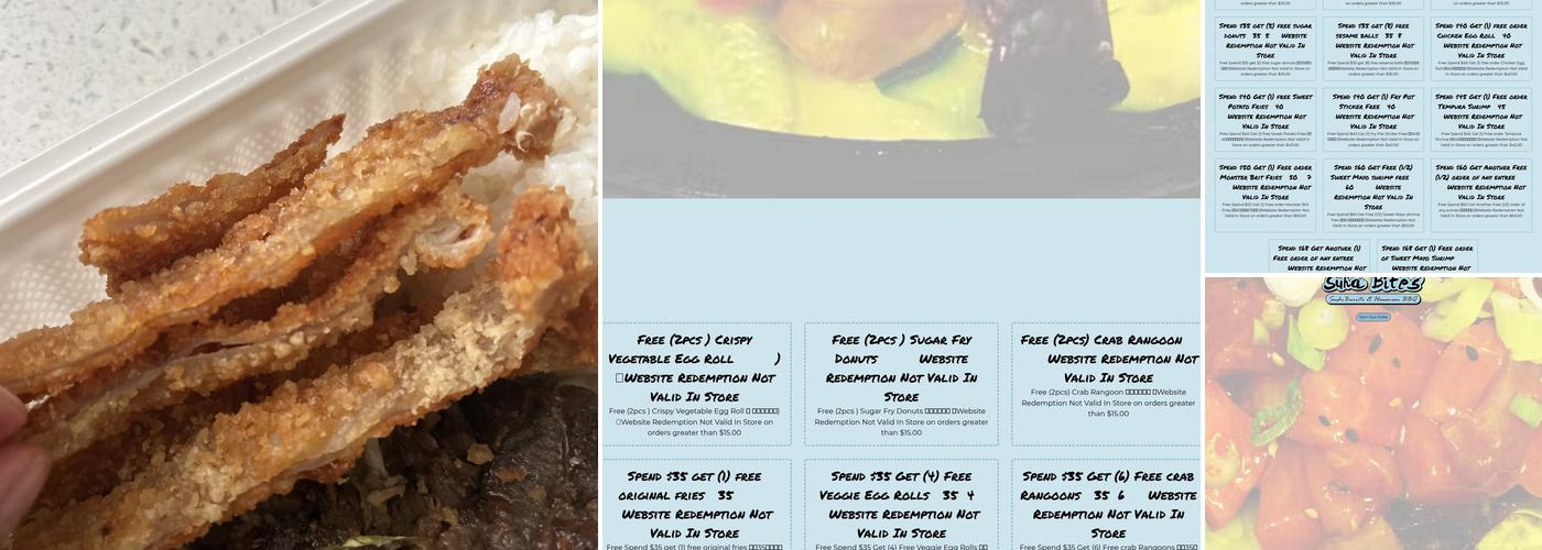 Suha Bites Sushiburrito & Hawaiian BBQ Menu