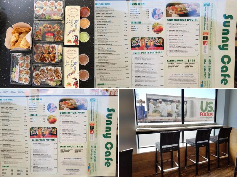 Sunny Cafe Menu