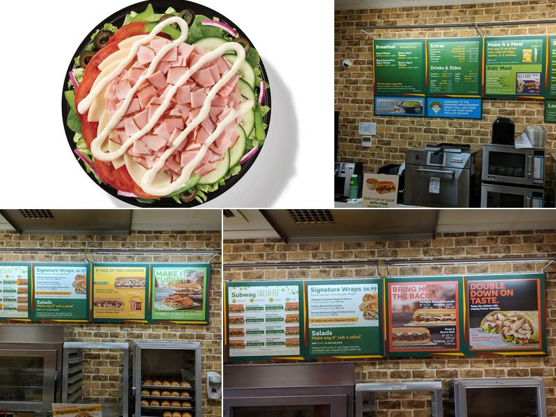 Subway Menu