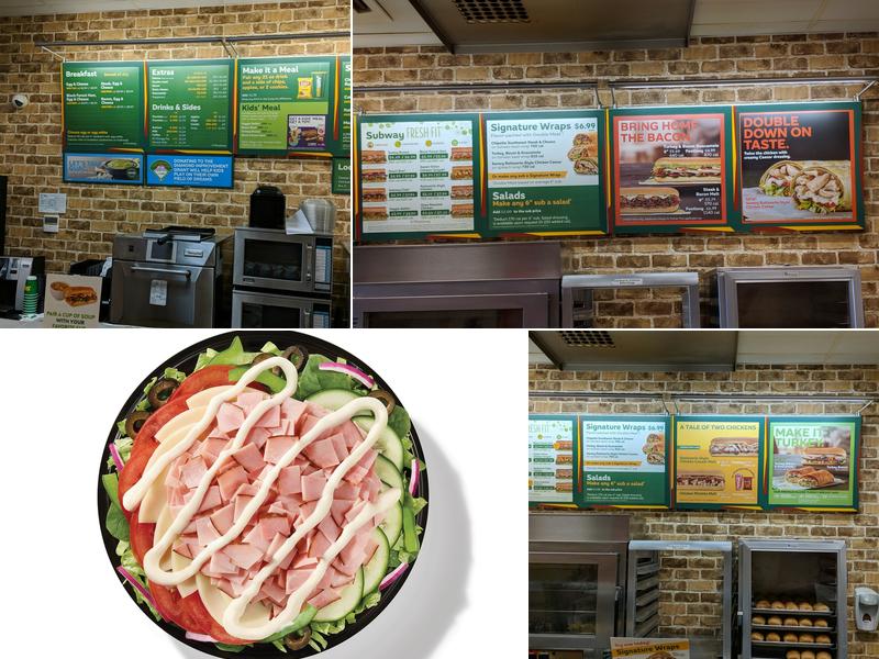 Subway Menu