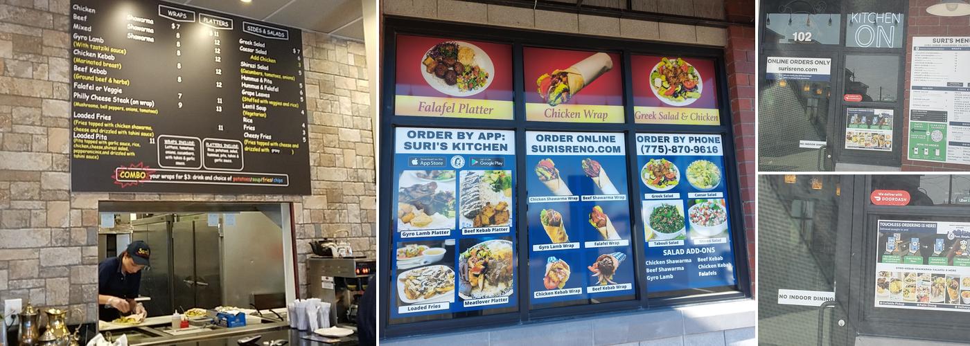 Suri's Menu