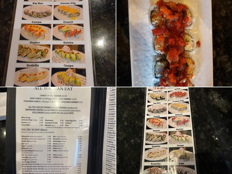 Sushi 7 Menu