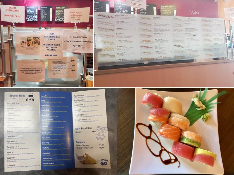 Sushi Go Menu