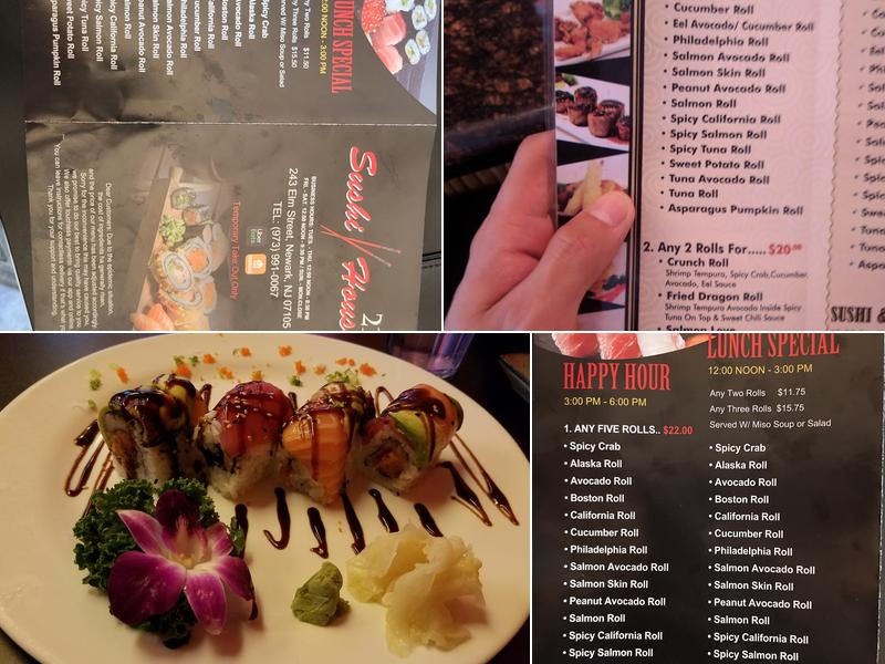 Sushi House 21 Menu