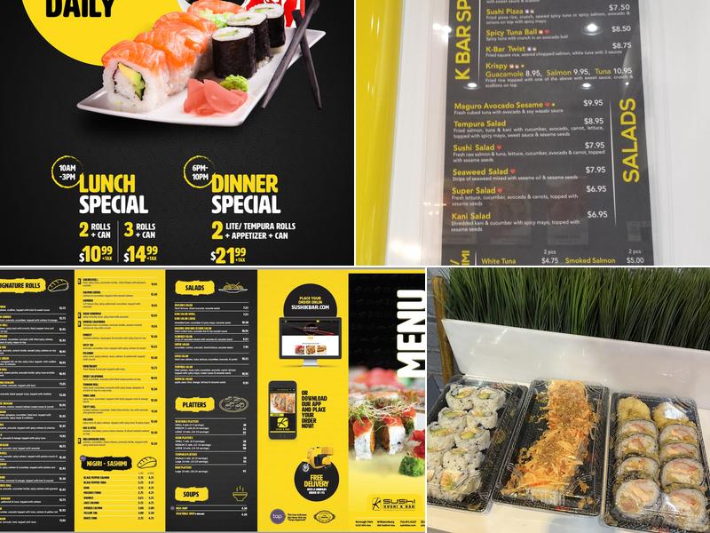 Sushi K Bar Menu