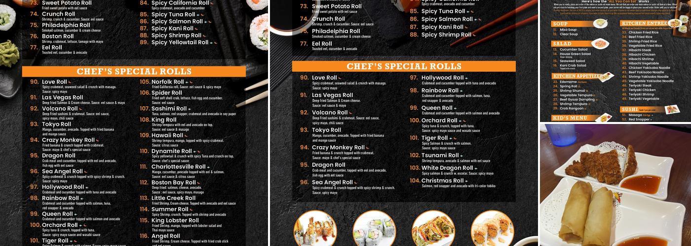 Sushi King - Little Creek Menu