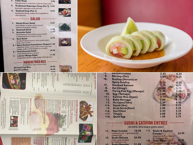 Sushi King Menu