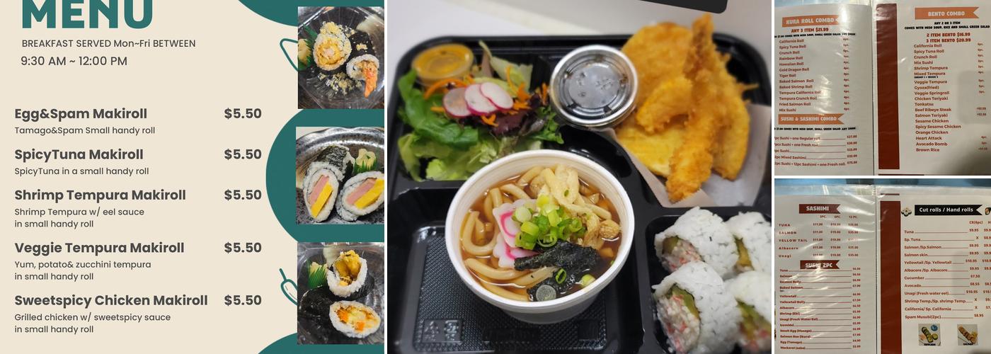 Sushi Kura Menu