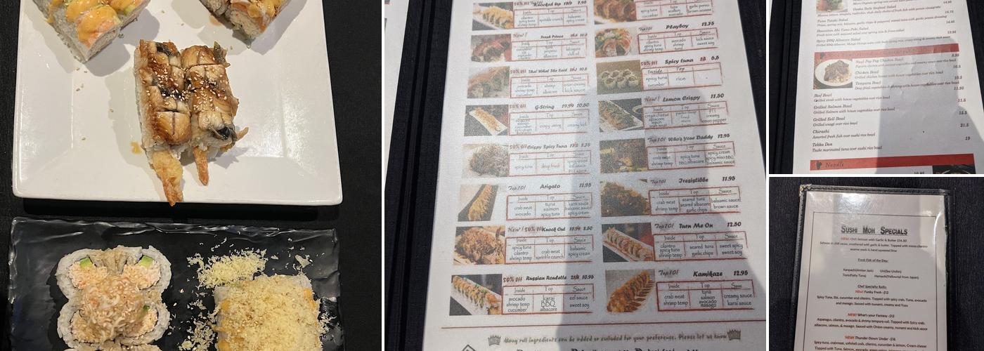 Sushi Mon Menu