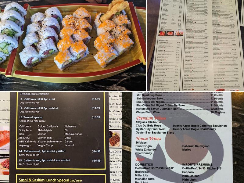 Sushi NiNi Menu