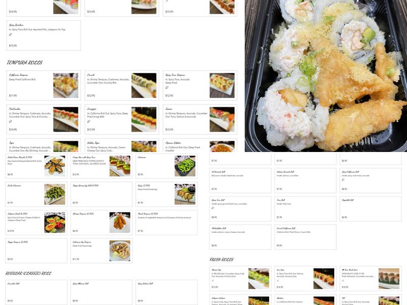 SushiEn Menu