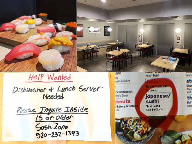 Sushi Zona 5655 E River Rd #151, Tucson