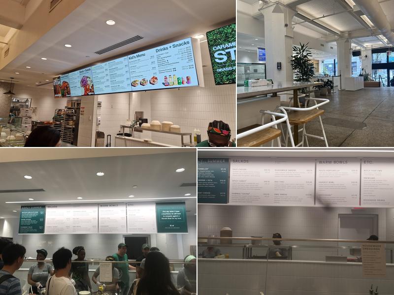 sweetgreen Menu
