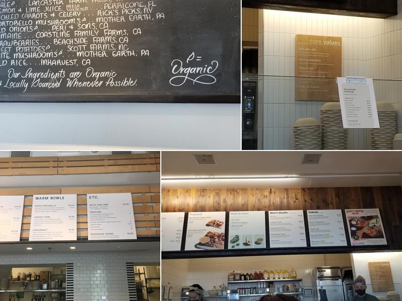 sweetgreen Menu