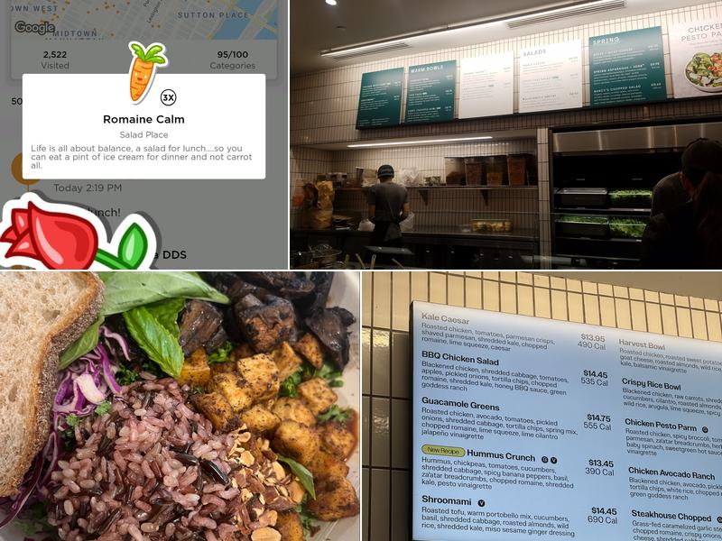 sweetgreen Menu