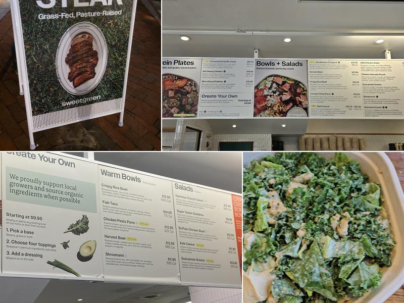 sweetgreen Menu