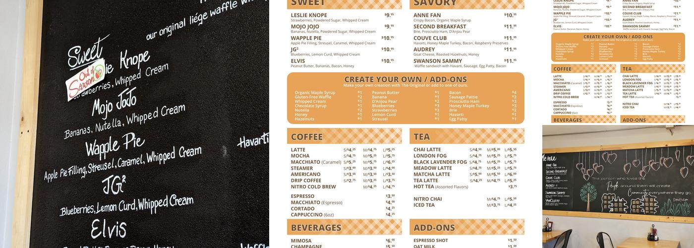 Syrup Trap Menu