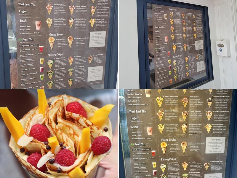 T-swirl Crepe Menu