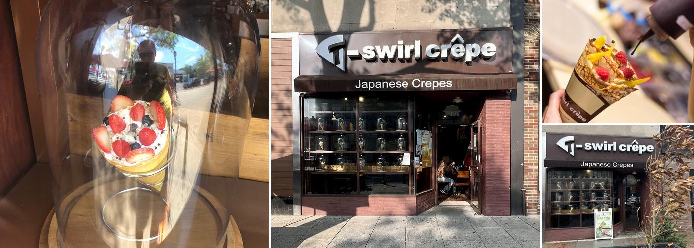 T-swirl Crepe - White Plains