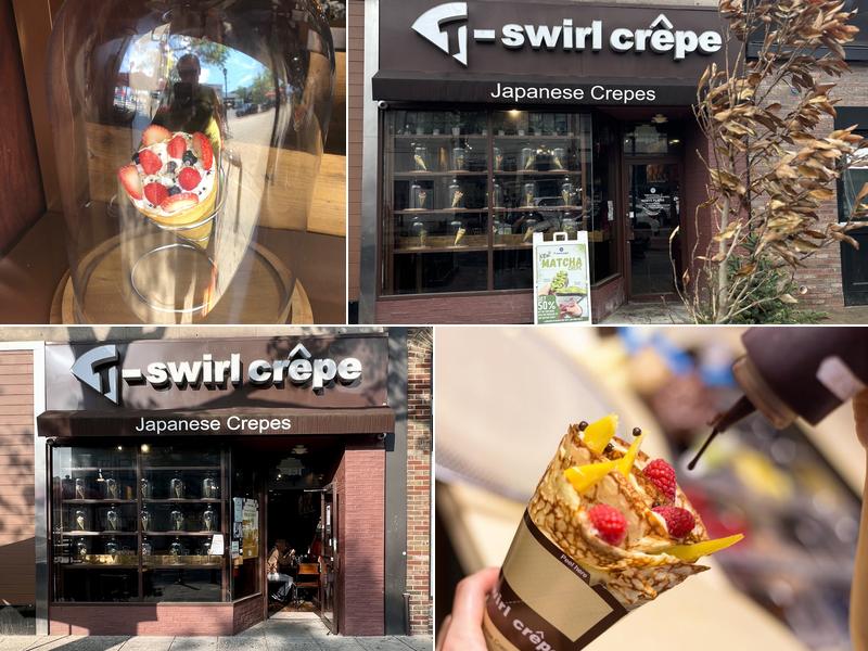 T-swirl Crepe - White Plains