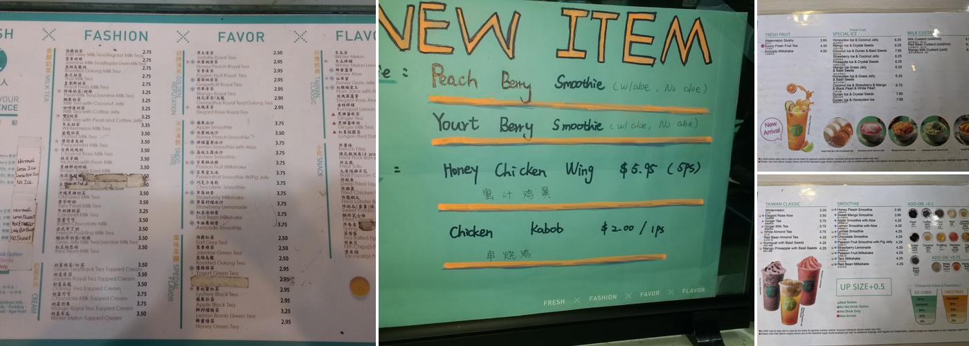 T4 Menu