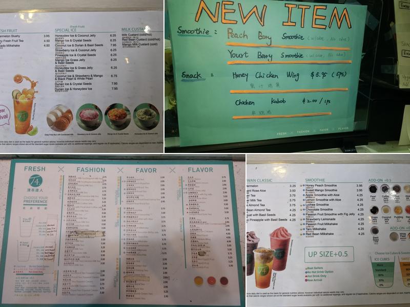 T4 Menu