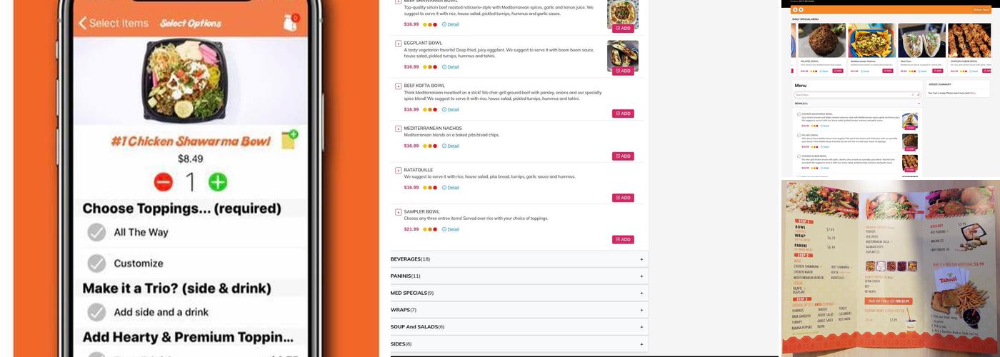 Tabooli Mediterranean Menu