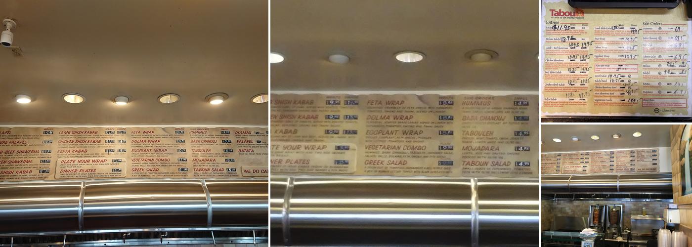 Taboun Menu