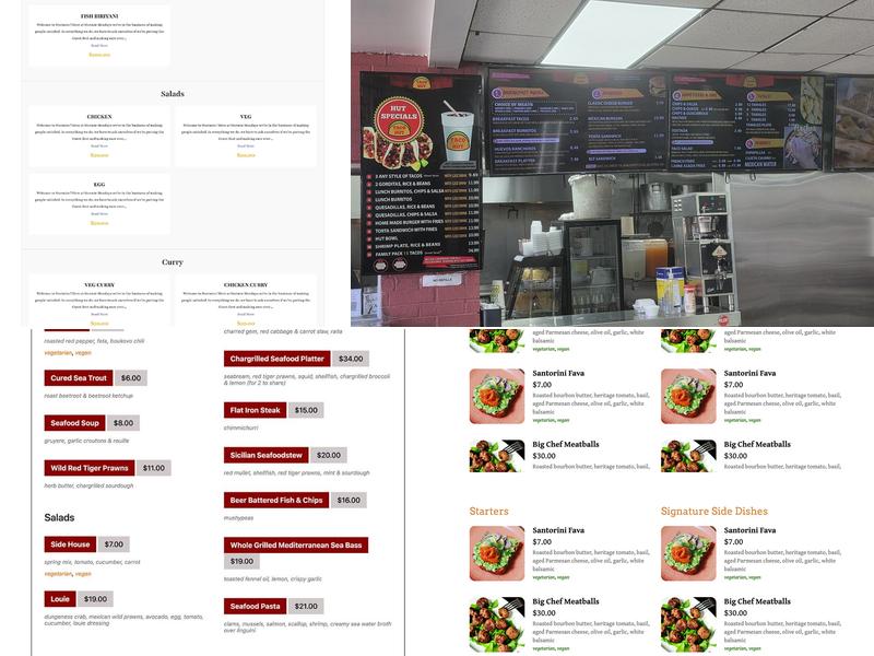 Taco Hut Menu