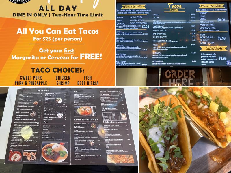 Taco Tequila Taqueria Menu