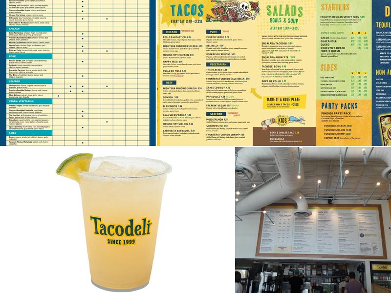 Tacodeli Menu