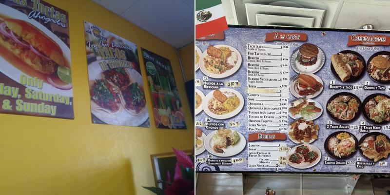 Tacos Los Toritos Menu