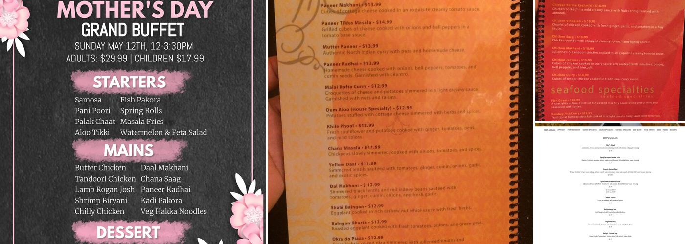 Tandoori Nights Menu