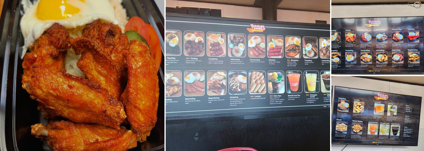 Tapsilog Express Menu