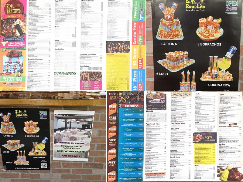 El Ranchito on Milwaukee (24 Hrs) Menu