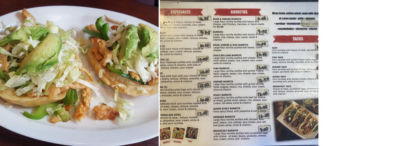 Los Gorditos Menu