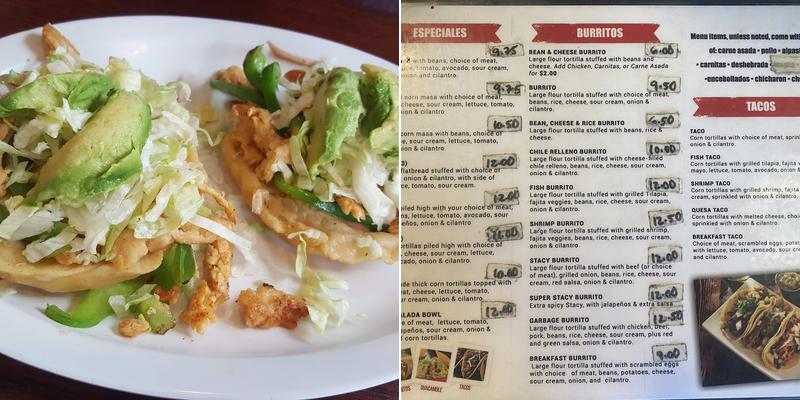 Los Gorditos Menu
