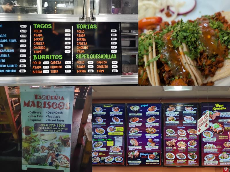 Taqueria Mariscos Menu