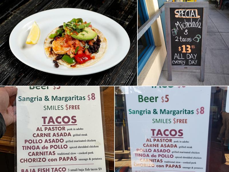 Montecristo Taqueria Menu