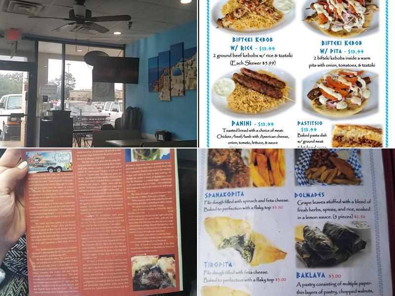 Taste of Greek Menu