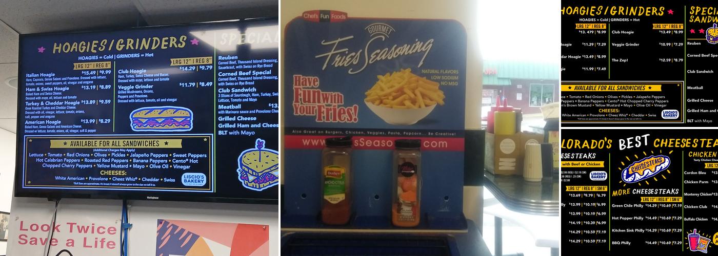 Taste of Philly Menu