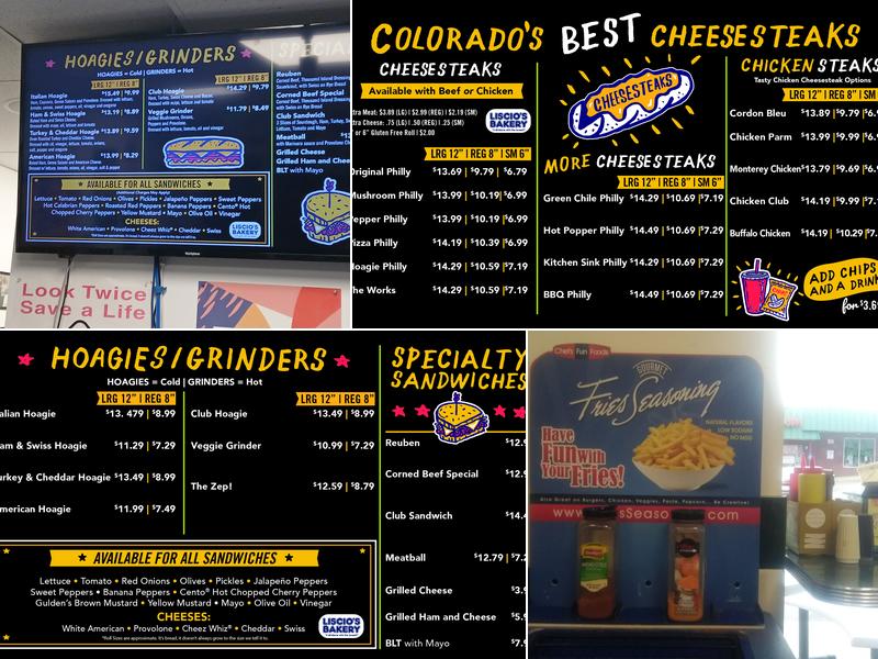 Taste of Philly Menu