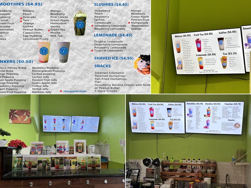 VU TEA Menu