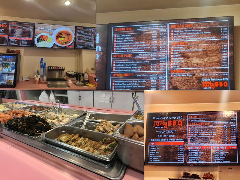 Tasty Korean BBQ Menu