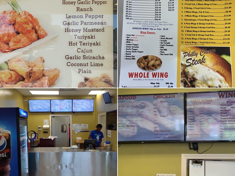 Tasty Wings Menu