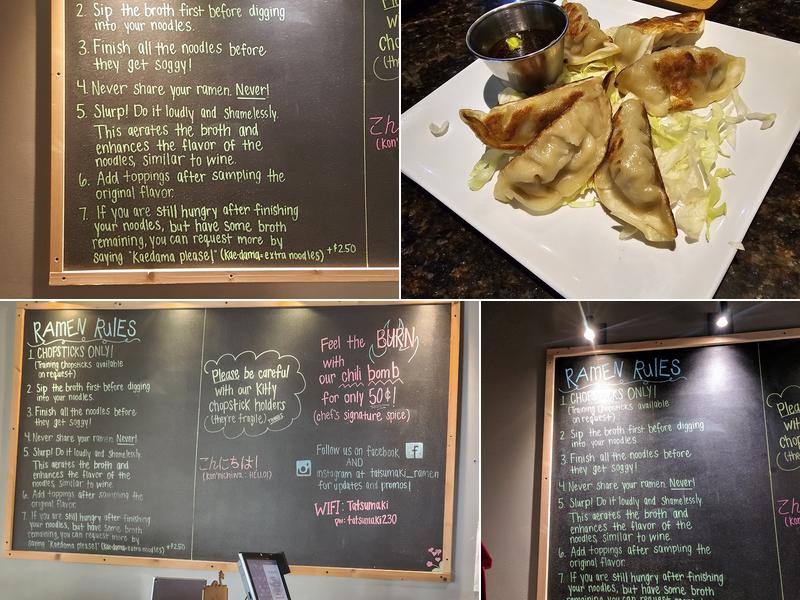 Tatsumaki Ramen & Lounge Menu