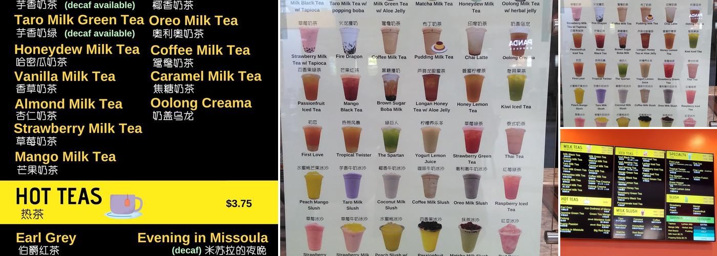 Tea Chat Menu