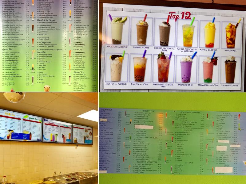 Tea Cup Menu