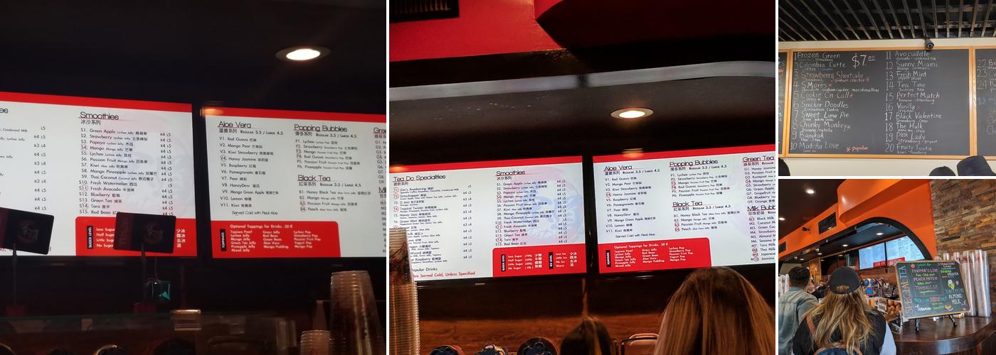 Tea Do Menu